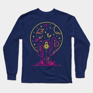 Rocket Journey Into Space 2 Long Sleeve T-Shirt